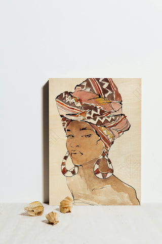 African Flair VI Print