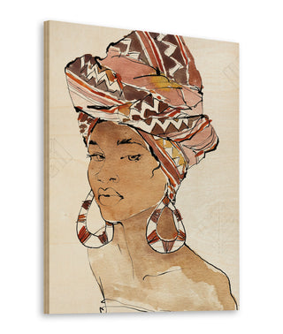 African Flair VI Print