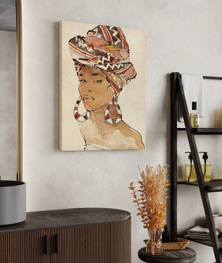 African Flair VI Print