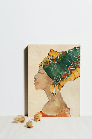 African Flair VII Print