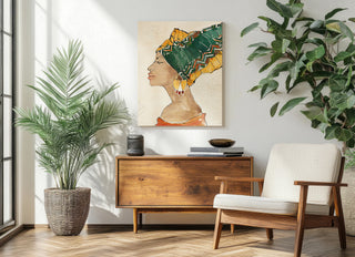 African Flair VII Print