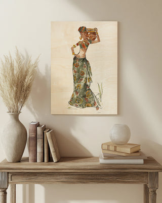 African Flair IX Print
