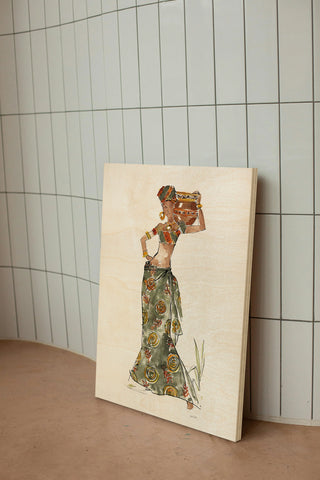 African Flair IX Print