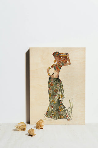 African Flair IX Print