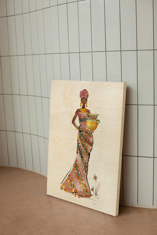 African Flair X Print