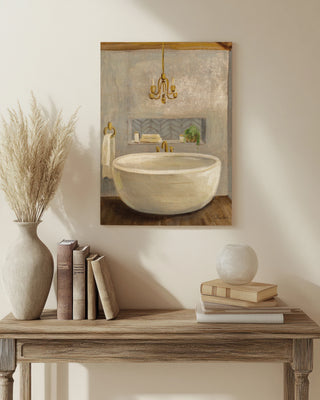 Attic Bathroom II Crop Print
