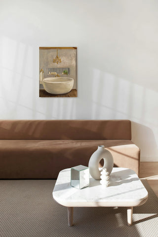 Attic Bathroom II Crop Print