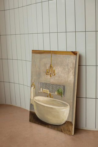 Attic Bathroom II Crop Print