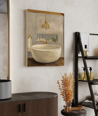 Attic Bathroom II Crop Print
