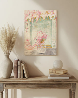 Pastel Paris I Crop Print