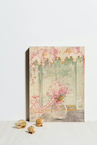 Pastel Paris I Crop Print