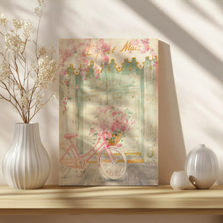 Pastel Paris I Crop Print