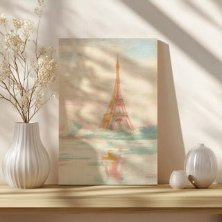 Pastel Paris V Crop Print