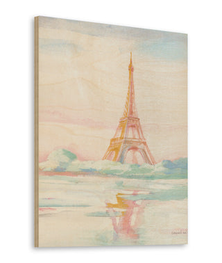Pastel Paris V Crop Print
