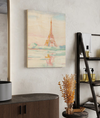 Pastel Paris V Crop Print