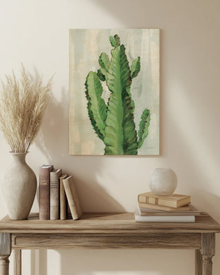 Front Yard Cactus II Slate Print