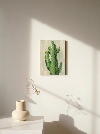 Front Yard Cactus II Slate Print