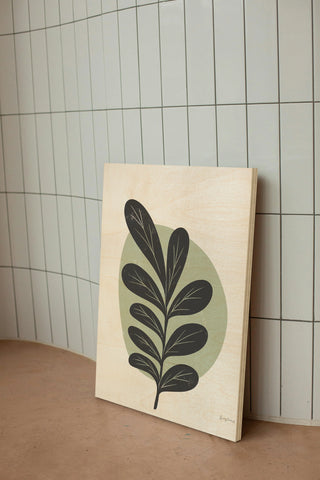 Mid Century Modern III Sage Print