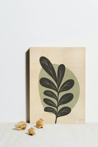 Mid Century Modern III Sage Print