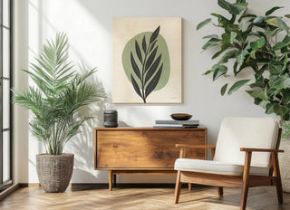 Mid Century Modern IV Sage Print