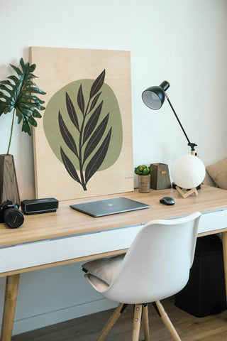 Mid Century Modern IV Sage Print
