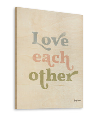Love Each Other II Crop Print
