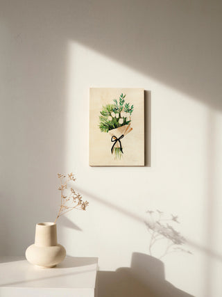 White Tulips Print