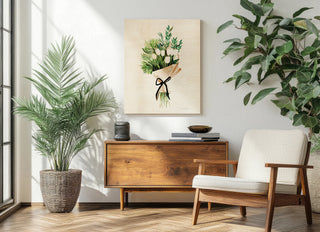 White Tulips Print