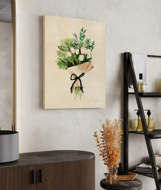 White Tulips Print