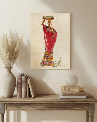 African Flair IX B Print