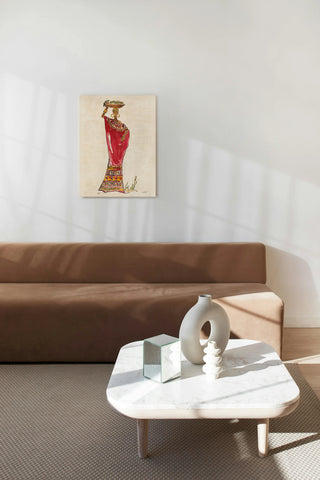 African Flair IX B Print