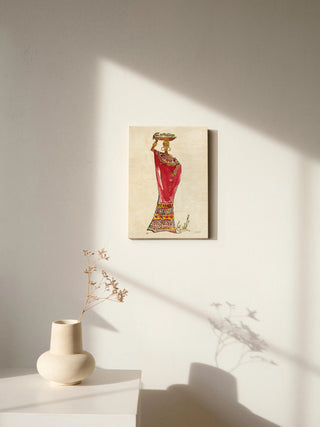African Flair IX B Print
