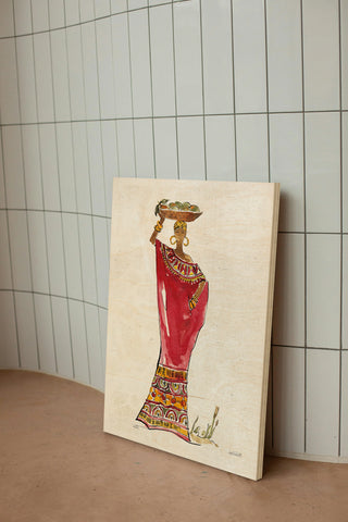 African Flair IX B Print