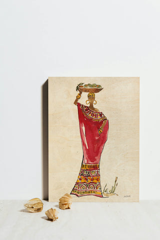 African Flair IX B Print