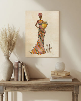 African Flair X C Print