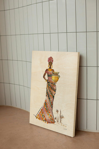 African Flair X C Print