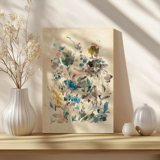 Breezy Florals II Colorful Crop Print