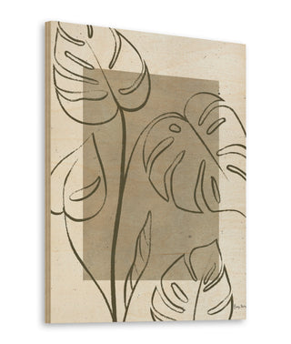 Color Block Balance I Olive Print