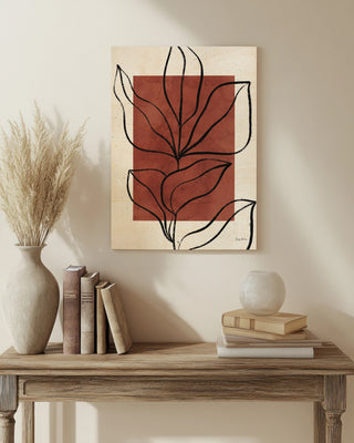 Color Block Balance II Hot Sauce Print