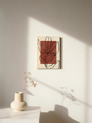 Color Block Balance II Hot Sauce Print