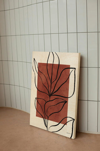 Color Block Balance II Hot Sauce Print