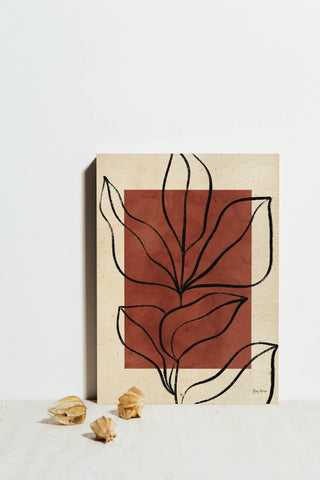 Color Block Balance II Hot Sauce Print