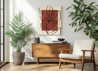 Color Block Balance II Hot Sauce Print