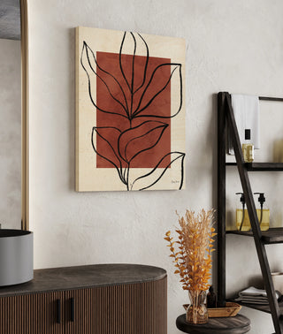 Color Block Balance II Hot Sauce Print