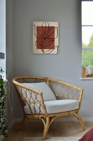 Color Block Balance II Hot Sauce Print
