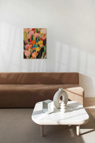 Vivid Flowerbed I Print