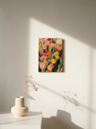 Vivid Flowerbed I Print