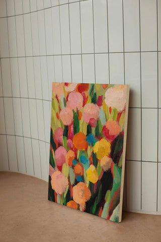 Vivid Flowerbed I Print