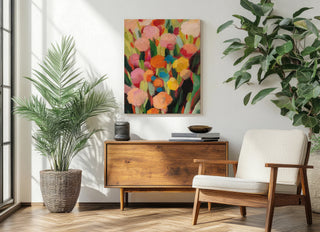Vivid Flowerbed I Print