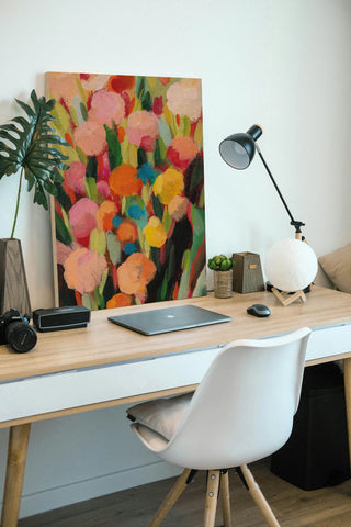Vivid Flowerbed I Print